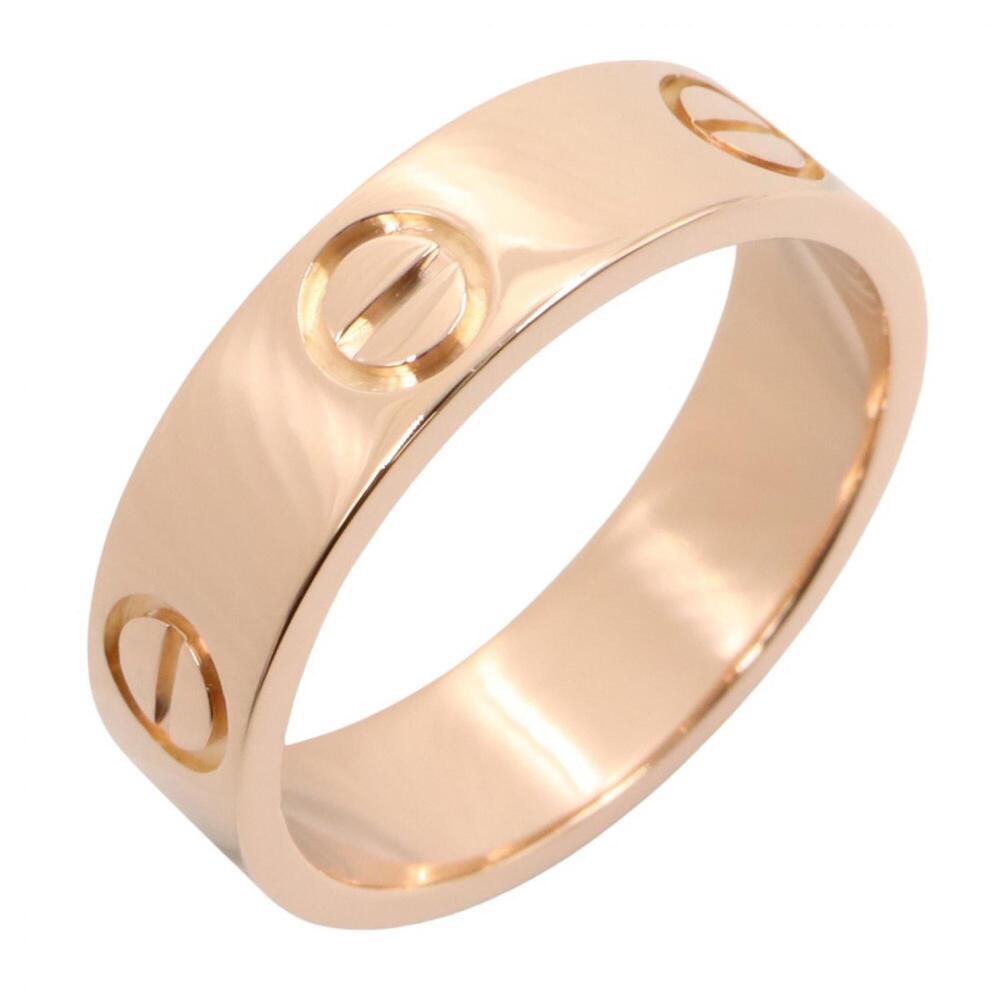 Cartier Love Ring, 18K Pink Gold (PG), Women's, Tone, B4084800